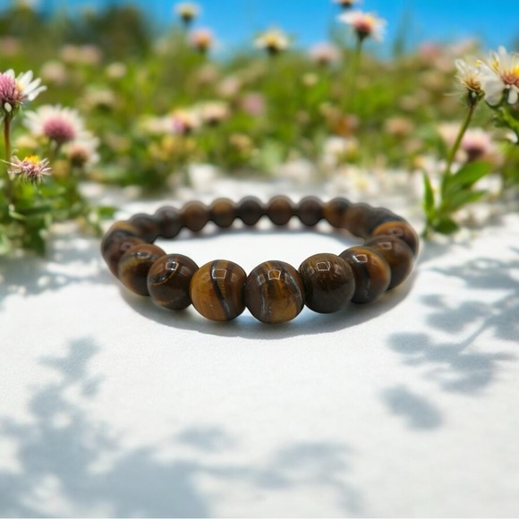 Natural Tiger Eye Bracelet - Picture 7 of 11